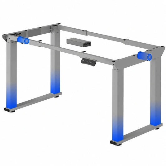 Höhenverstellbares Flexispot Tischgestell mit 4 Beinen, Dual-Motor, LED-Display, Memory-Funktion, 150 kg Kapazität