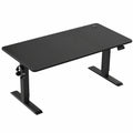 Elektrisch Höhenverstellbarer Schreibtisch mit Memory-Funktion, Stabiler Steh-Sitz Computertisch, 140 x 60 cm, Schwarz