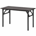 Kompakt Klappbarer Schreibtisch 120x60cm Dunkelbraun